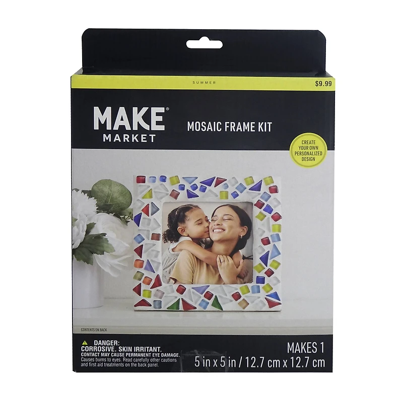 5" x 5" Rainbow Mosaic Frame Kit by Make Market®