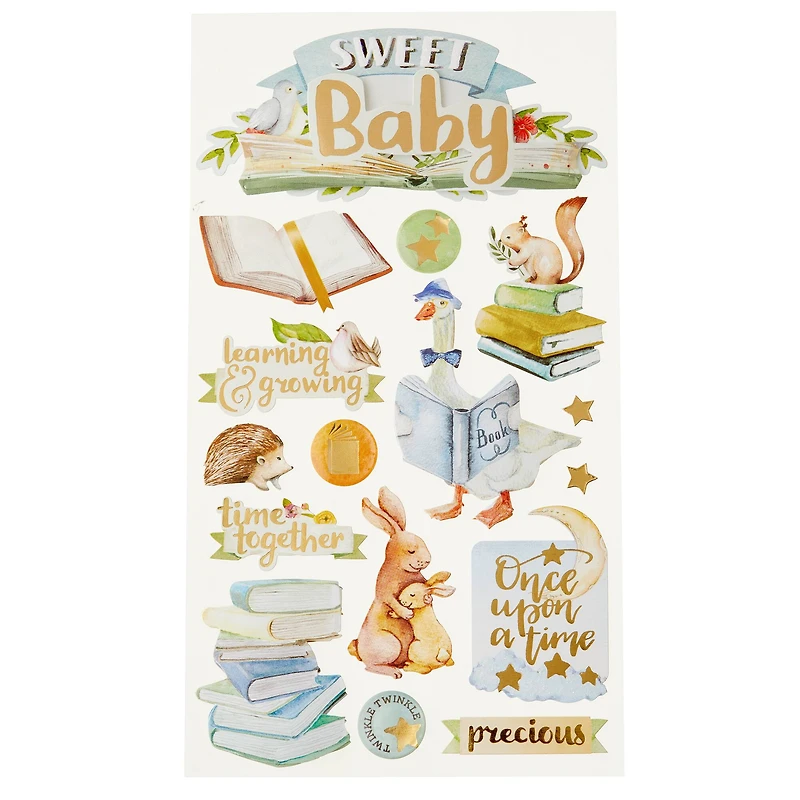 Baby Watercolor Dimensional Stickers by Recollections™