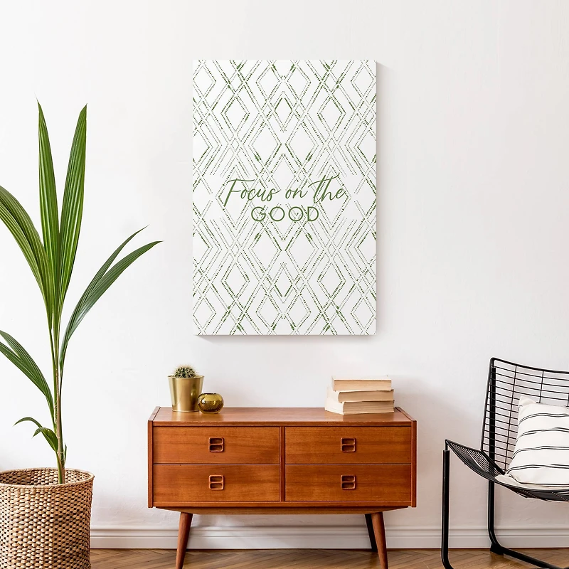 Focus On the Good Canvas Wall Art