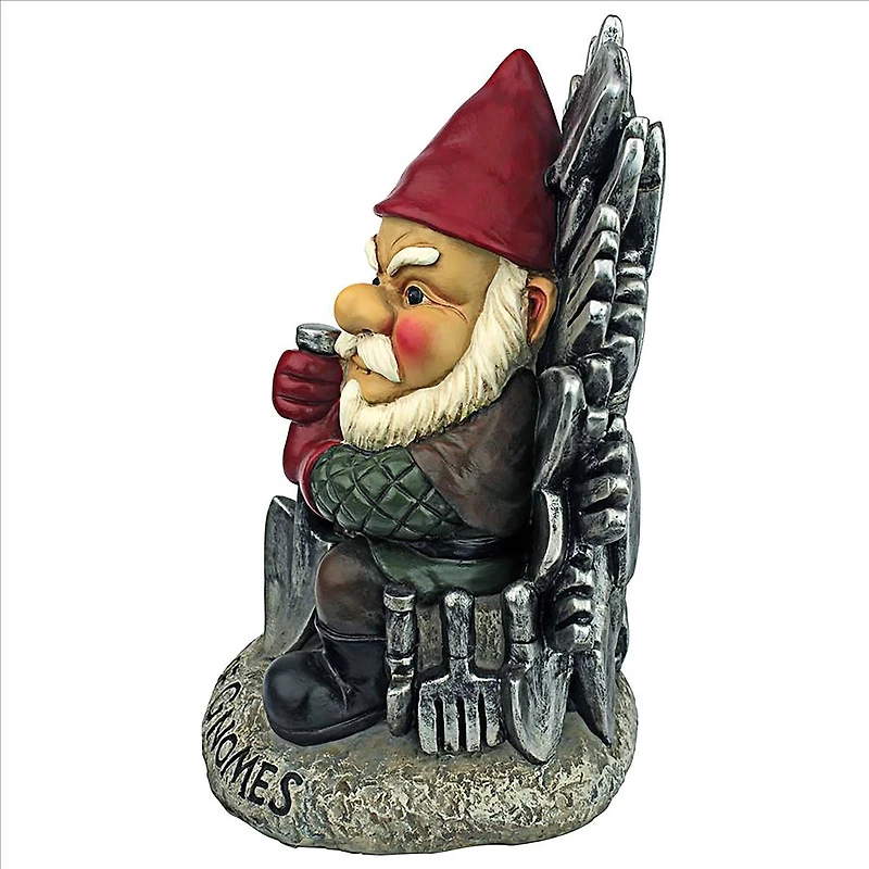Design Toscano 10" Game of Gnomes Garden Gnome Statue