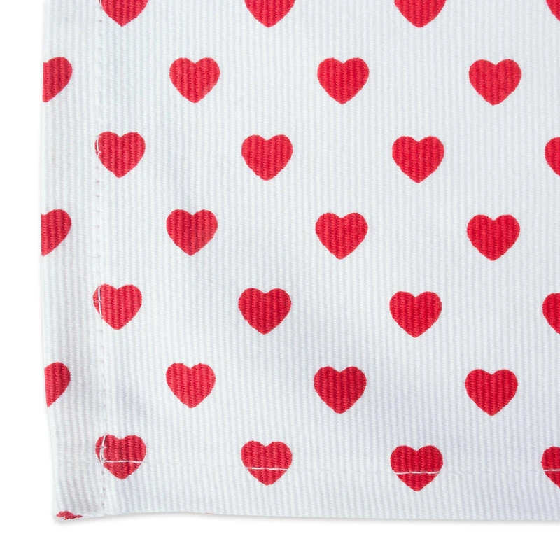 DII® Lil Hearts Ribbed Placemats, 6ct.