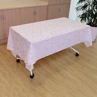 24 Pack: 54" x 108" Ice Cream Party Plastic Table Cover by Celebrate It™