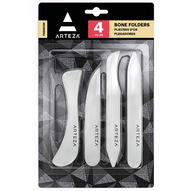 Arteza® 4 Piece Bone Folder Tool Set