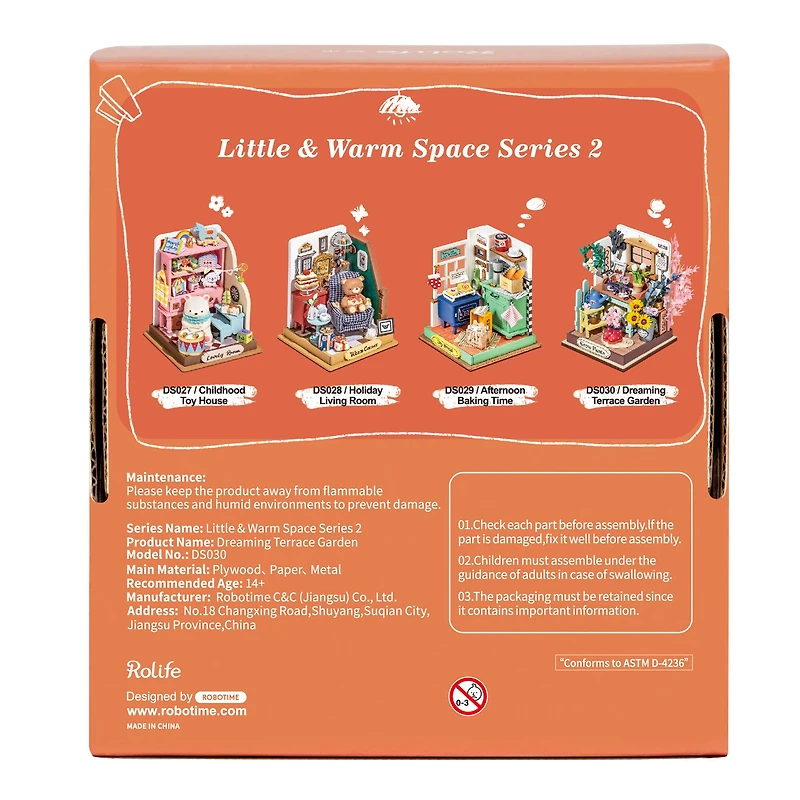 Rolife® Dreaming Terrace Garden DIY Miniature Kit