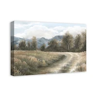 Treeline Mountains 24" x 16" Canvas Wall Art