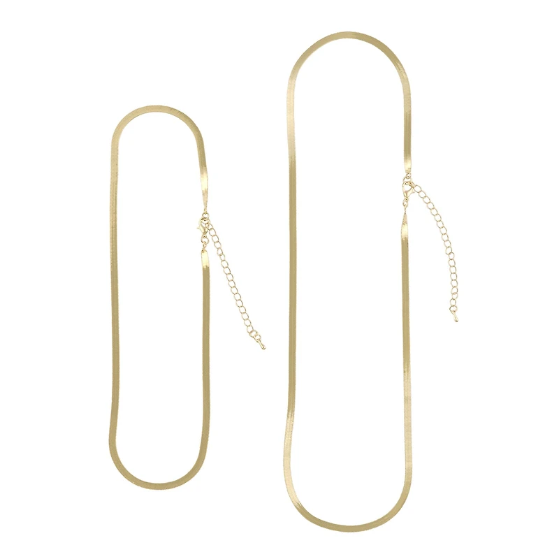 Herringbone Necklaces by Bead Landing