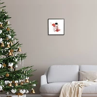 Stupell Industries Better Not Pout Holiday Fashion Framed Giclee Art