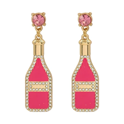 Pink Champagne Earrings by Celebrate It™
