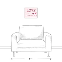 Love Is In The Air 14" x 11' Canvas Wall Art