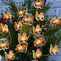 18ct. Warm White LED Train String Lights on Silver Wire by Ashland®