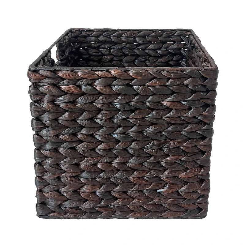 Espresso Cube Woven Basket by Ashland