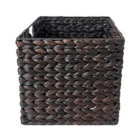 Espresso Cube Woven Basket by Ashland