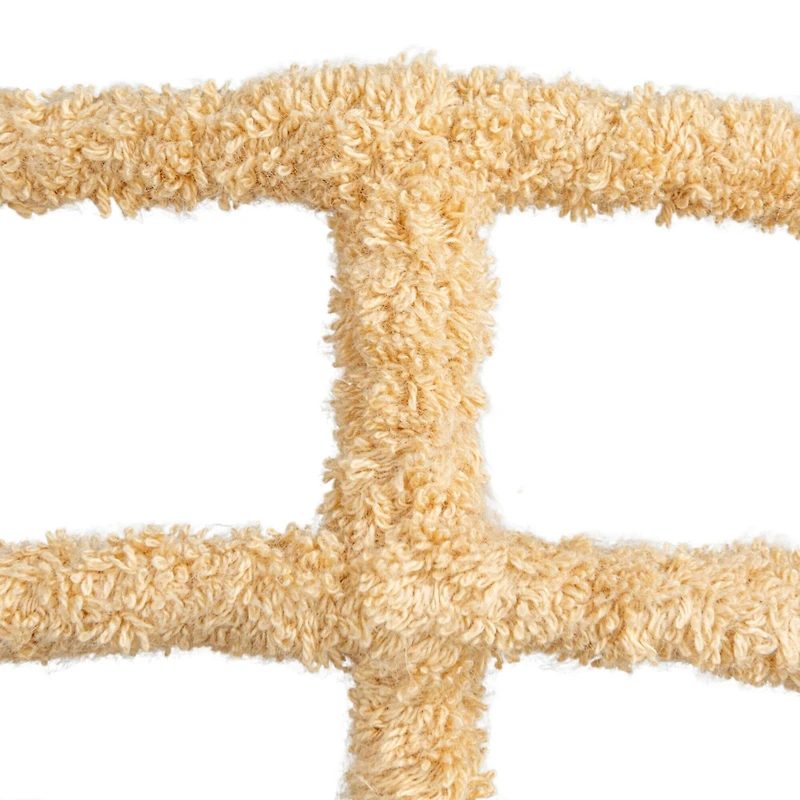 Hello Honey® 10" Wheat Round Cotton-Wrapped Decorative Bowl