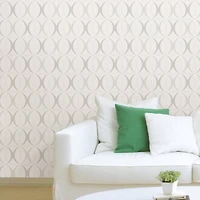 NuWallpaper Circulate Light Silver Peel & Stick Wallpaper