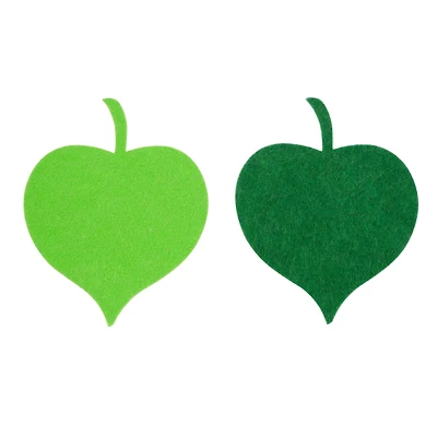 Green Leaf Felt Shapes, 15ct. by Creatology™