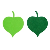Green Leaf Felt Shapes, 15ct. by Creatology™