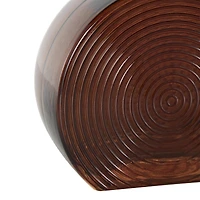 Amber Geometric Decorative Jar Set