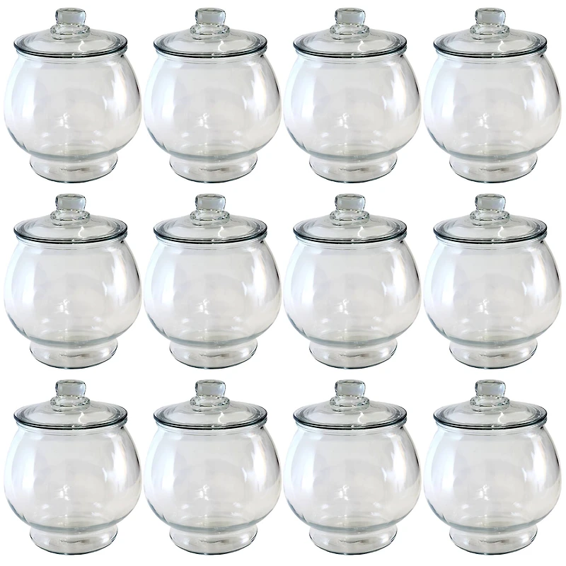 12 Pack: 9" Clear Glass Terrarium by Ashland®