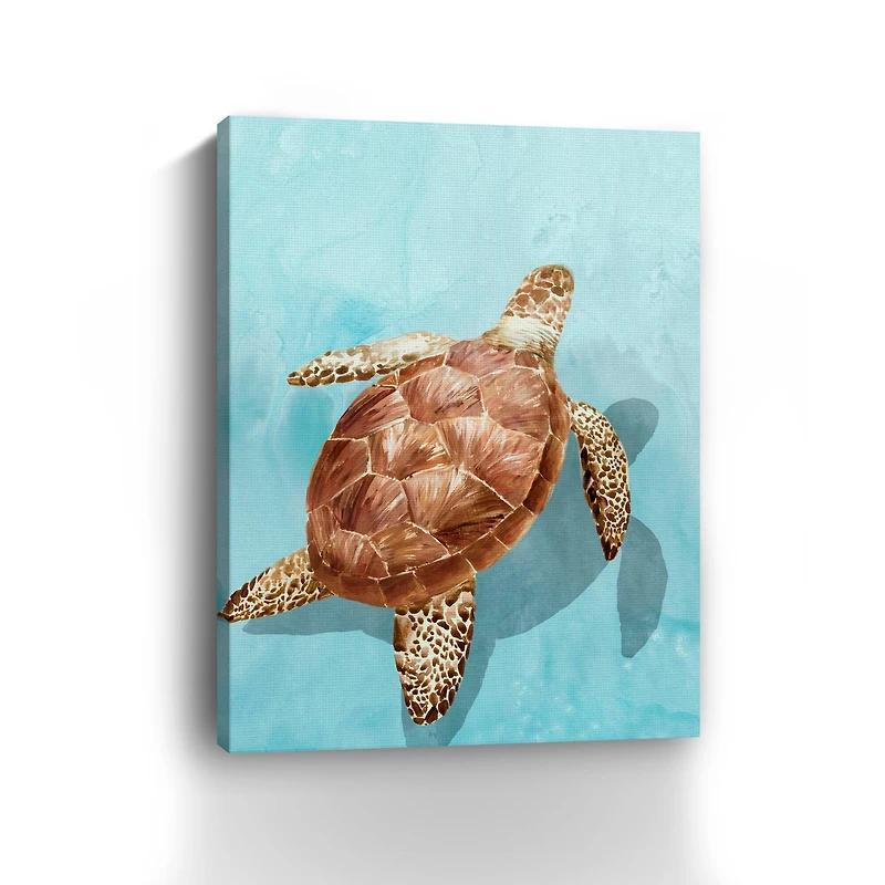 Lumaprints Ocean Deep Turtle I Canvas Giclée