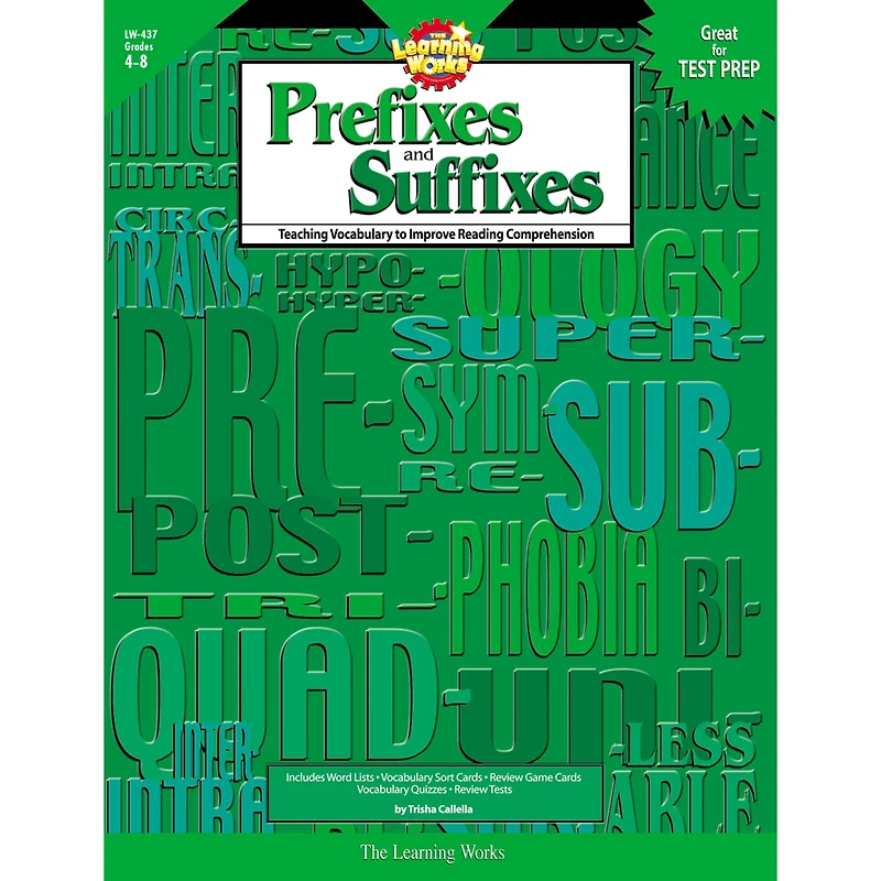 Creative Teaching Press® Prefixes & Suffixes Book