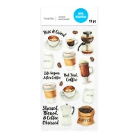 Coffee Themed Stickers by Recollections™