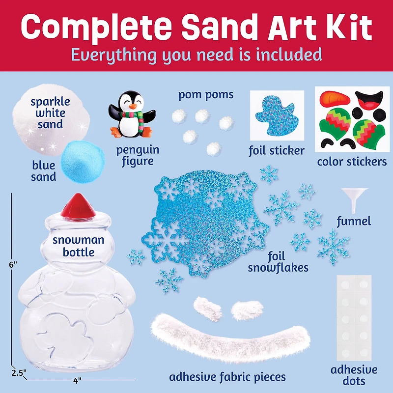 Creativity for Kids® Sand Art Snowman