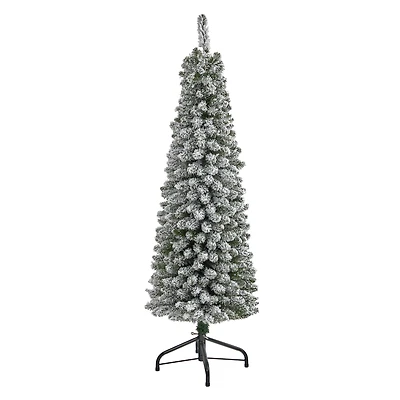 5ft. Unlit Flocked Artificial Christmas Tree