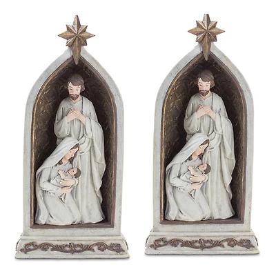 12.5" Holy Family Nativity Arch, 2ct.