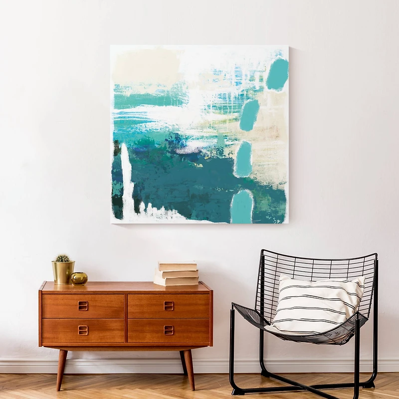 Shades Of Blue 30" x 30" Canvas Wall Art