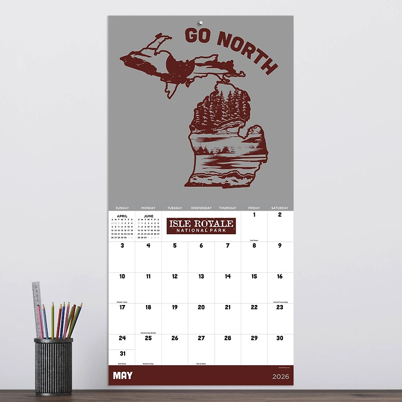 2026 Home: Michigan Wall Calendar