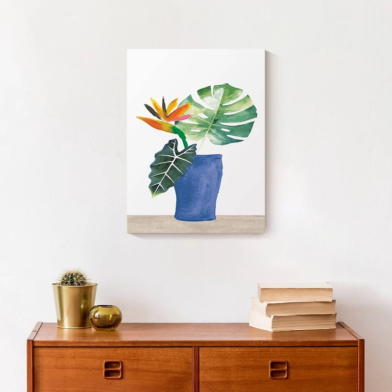 Birds Of Paradise 12" x 16" Canvas Wall Art