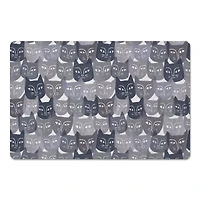 Cat Face Pattern 27" x 18" Floor Mat
