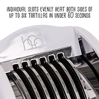 Honey Can Do White Electric Tortilla Toaster