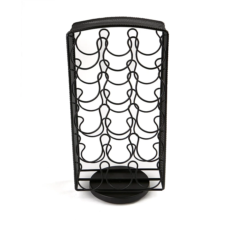 Mind Reader 30 Capacity Black Metal Mesh Single Serve Coffee Pod Holder Carousel