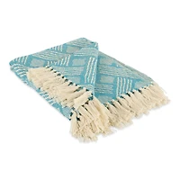 DII® Teal Basket Weave Woven Throw