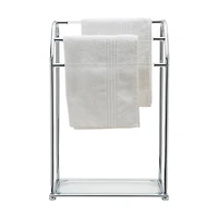 Organize It All Freestanding Acrylic Towel Rack