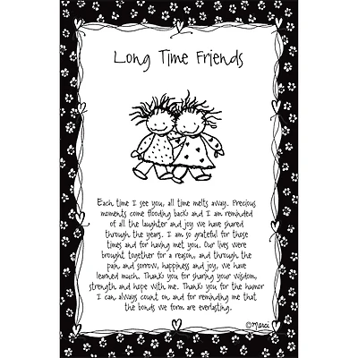Children of the Inner Light® by Marci Art Long Time Friends Plaque