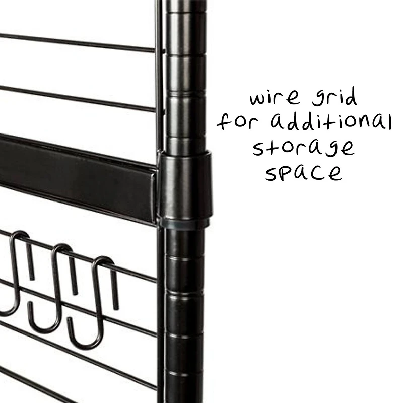 Honey Can Do Black Matte Work Station