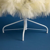 4ft. Unlit Off-White Pampas Grass Artificial Christmas Tree