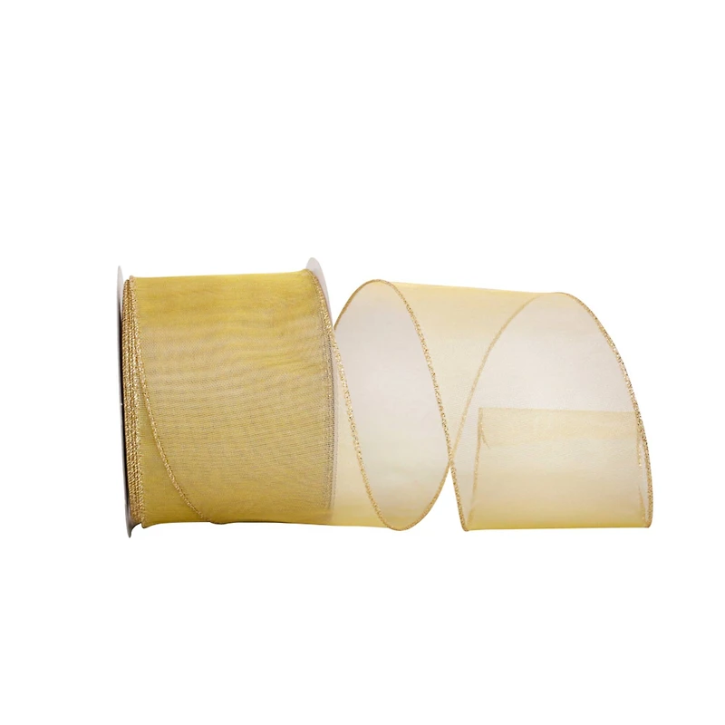 JAM Paper 4" x 30yd. Mesh Wired Glittered Net Ribbon