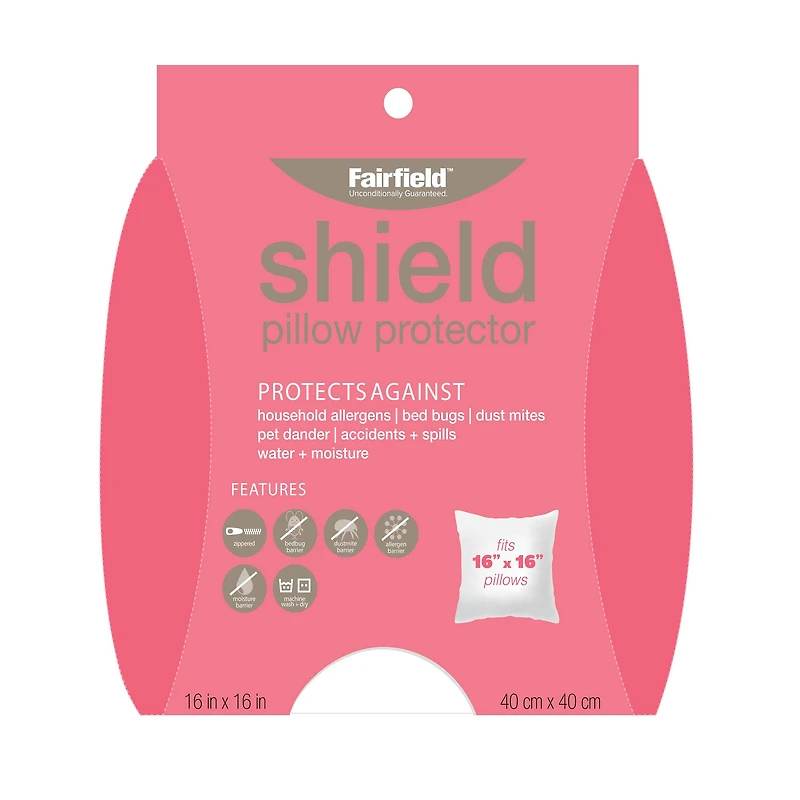 Shield Pillow Protection Cover, 16" x 16"