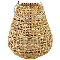 The Novogratz 16" Natural Metal Candle Lantern