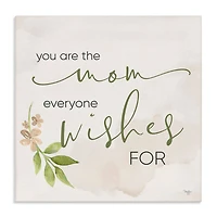 Stupell Industries Mom Everyone Wishes For Canvas Wall Art
