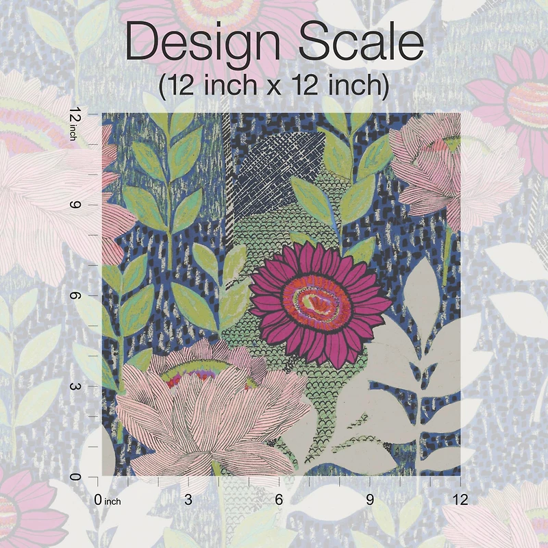 RoomMates Tamara Day Botanical Garden Peel & Stick Wallpaper