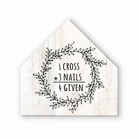 Easter On Its Way 3 12" x 12" House Shaped Canvas