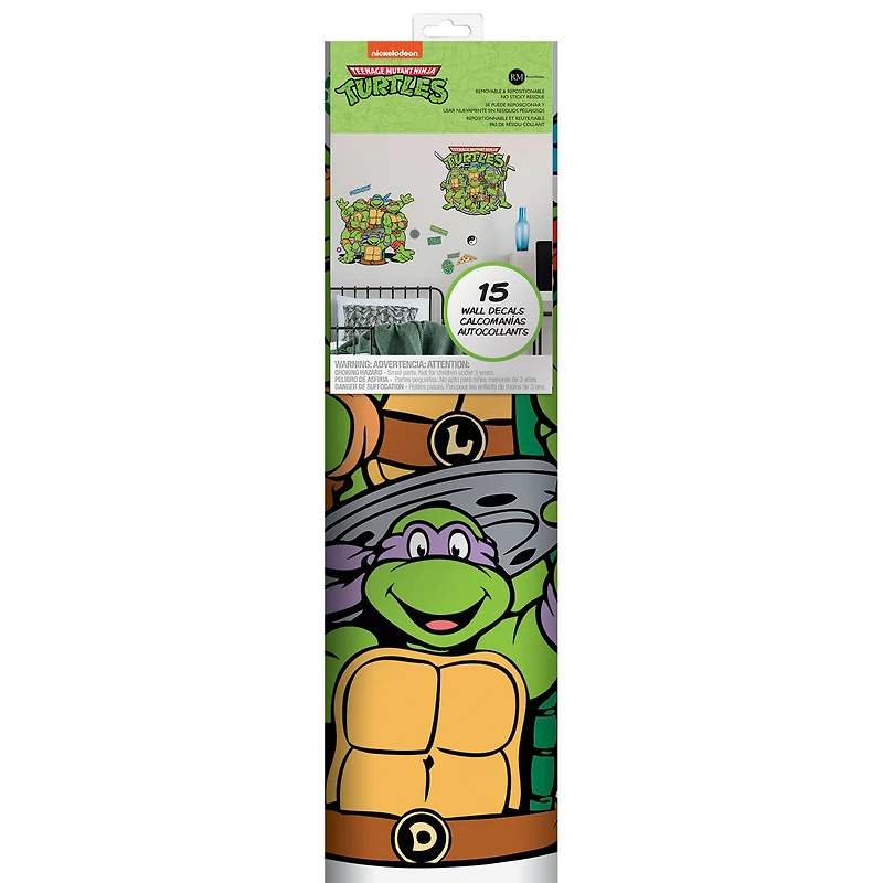RoomMates Teenage Mutant Ninja Turtles Peel & Stick Giant Wall Decals