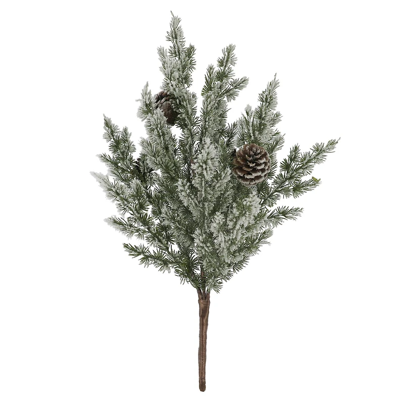 23.5" Snowy Pine & Pinecone Deluxe Bush by Ashland®