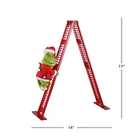 Mr. Christmas 17" Animated Ladder Climbing Grinch