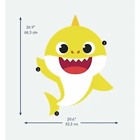 RoomMates Baby Shark Peel & Stick Giant Wall Decals