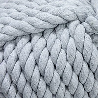 Hello Honey® 6" Gray Nautical Rope Knot Decoration